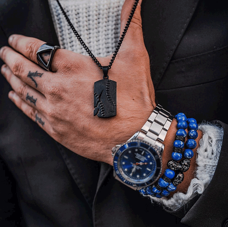 Skeleton bracelet online for men