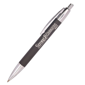 Strong & Courageous Gift Pen: Side View