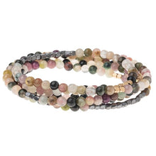 Load image into Gallery viewer, Stone Wrap Bracelet or Necklace dark Stone