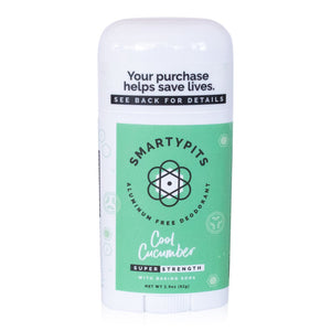 SmartyPits Aluminum Free Deodorant - Cool Cucumber