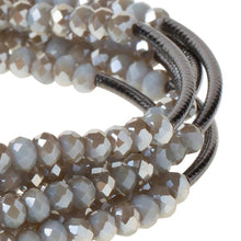 Load image into Gallery viewer, Crystal &amp; Metal Wrap Bracelet