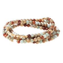 Load image into Gallery viewer, Stone Wrap Bracelet or Necklace Mala for Practice