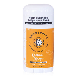 SmartyPits Aluminum Free Deodorant - Coconut Mango