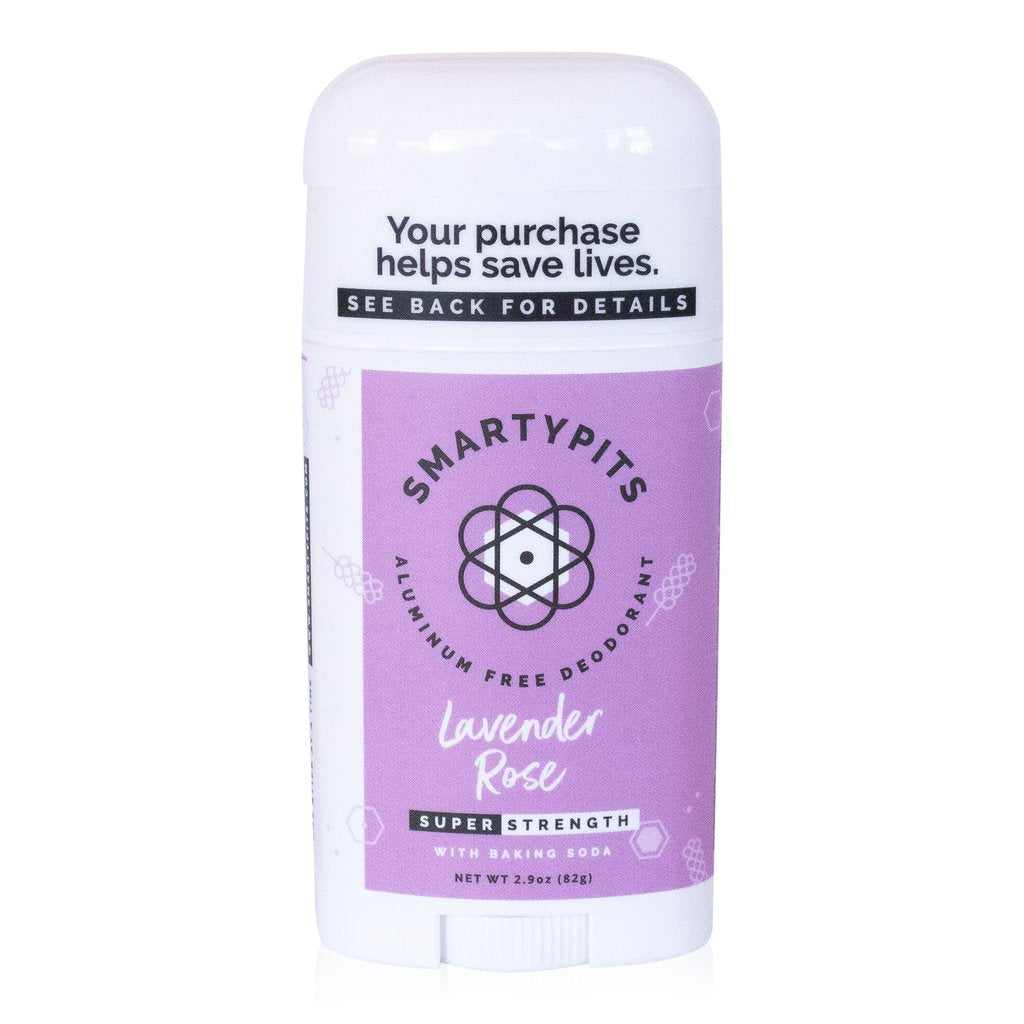 SmartyPits Aluminum Free Deodorant - Lavender Rose
