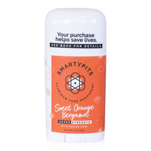 SmartyPits Aluminum Free Deodorant - Orange Beramot